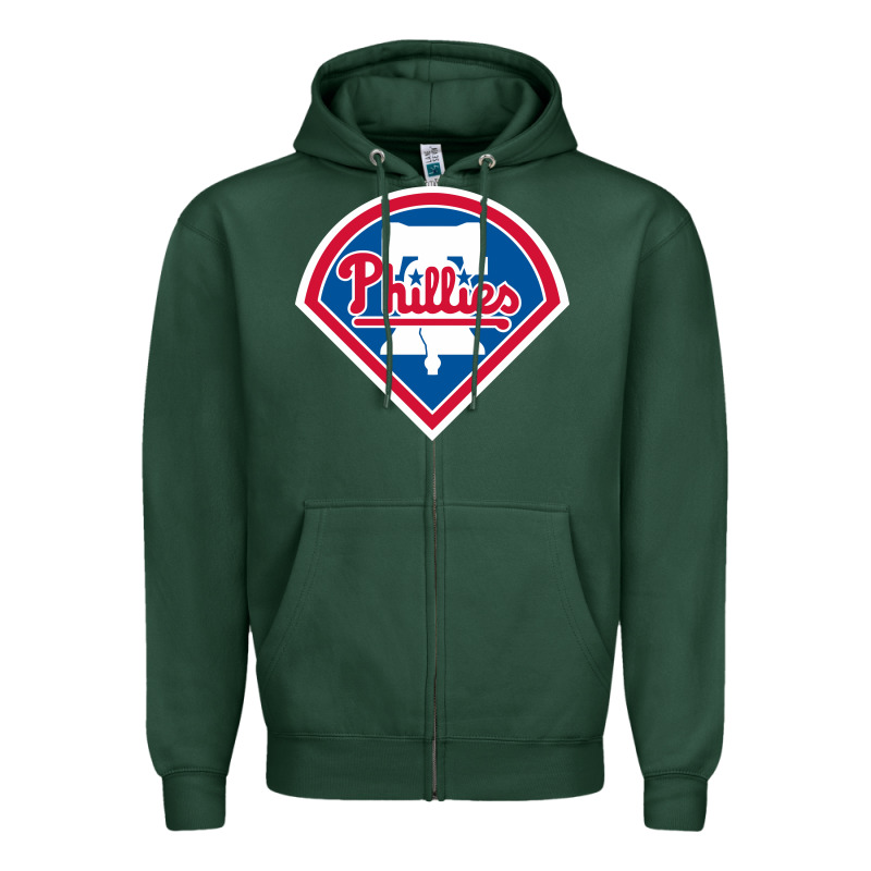 The Phils Baseball Merch Zipper Hoodie by linhVisuals | Teevron