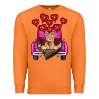 Carrot valentines day tedybear truck Premium Sweatshirt - RanaPortraitStore