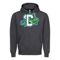 Smoke Daytona Tortugas Zipper Hoodie - linhVisuals