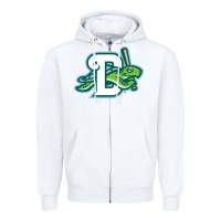 White Daytona Tortugas Zipper Hoodie - linhVisuals