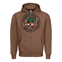 Chestnut Down East Wood Ducks Zipper Hoodie - linhVisuals