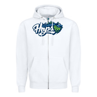 White Hillsboro Hops (2) Zipper Hoodie - linhVisuals