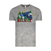 Cloud Rock believe polar express christmas trees Vintage Tee - FaDigitalArtStudio