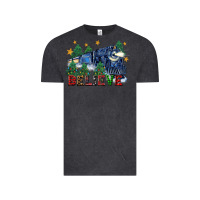 Vintage Black believe polar express christmas trees Vintage Tee - FaDigitalArtStudio