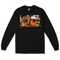 Black Fall CNA Certified Nursing Assistant Long Sleeve Tee - LillyAllenDesigns
