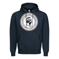 Navy vanderbilt university Zipper Hoodie - linhVisuals