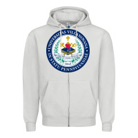 Dove Grey villanova university Zipper Hoodie - linhVisuals