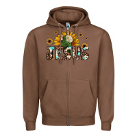 Chestnut jesus san judas Zipper Hoodie - JahusDesignShop