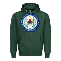 Sports Green villanova university Zipper Hoodie - linhVisuals