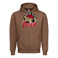 Chestnut Rapid City Rush Zipper Hoodie - linhVisuals