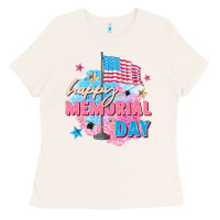 Bone Happy Memorial Day Ladies Tee - FaDigitalArtStudio