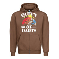 Chestnut darts shirts for women dart throwing league Zipper Hoodie - linhVisuals