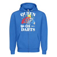 True Royal darts shirts for women dart throwing league Zipper Hoodie - linhVisuals