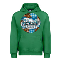 Emerald It's Freezin' Season Urban Hoodie - RanaPortraitStore