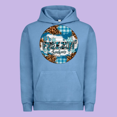 It's Freezin' Season Urban Hoodie Designed By Ranaportraitstore