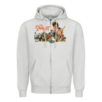 Dove Grey the sandlot Zipper Hoodie - linhVisuals