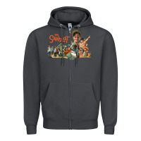 Smoke the sandlot Zipper Hoodie - linhVisuals