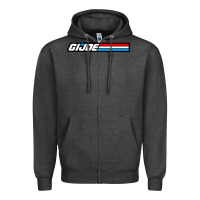 Charcoal Heather gi joe Zipper Hoodie - linhVisuals