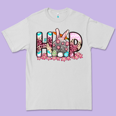 Easter Day Hop Bunny Premium Tee Designed By Oliviacreatesart