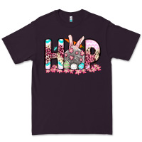 Plum Easter Day Hop bunny Premium Tee - OliviaCreatesArt