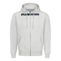 Dove Grey gi joe Zipper Hoodie - linhVisuals