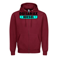Burgundy duramax Zipper Hoodie - linhVisuals