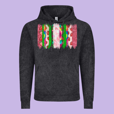 Summer Brushstrokes Vintage Hoodie Designed By Cowhidedigitalart