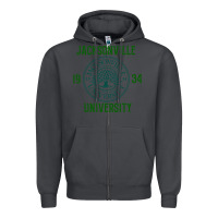 Smoke jacksonville university Zipper Hoodie - linhVisuals