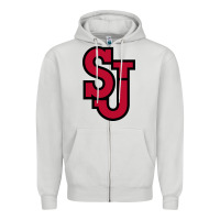 Dove Grey the st. john's red storm Zipper Hoodie - linhVisuals