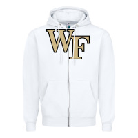 White the wake forest demon deacons Zipper Hoodie - linhVisuals