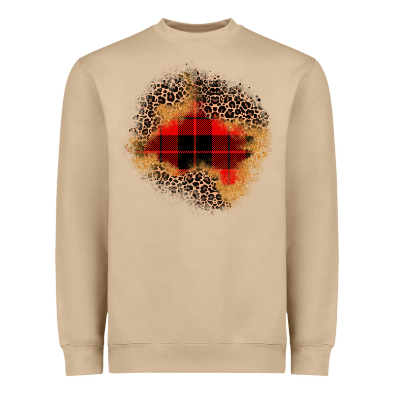 Christmas Patch Heavyweight Sweatshirt by JahusDesignShop | Teevron