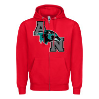 Red aliso niguel high school Zipper Hoodie - linhVisuals