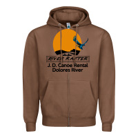 Chestnut jd canoe rental Zipper Hoodie - linhVisuals