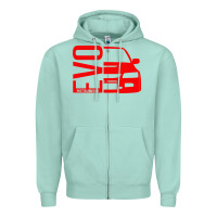 Seafoam evo car Zipper Hoodie - linhVisuals