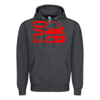 Smoke evo car Zipper Hoodie - linhVisuals