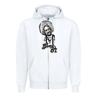 White #mac dre since 84 Zipper Hoodie - linhVisuals