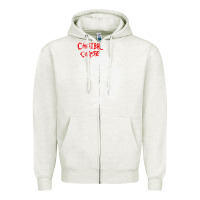 Oatmeal Heather butchered at birth 2 classic Zipper Hoodie - linhVisuals