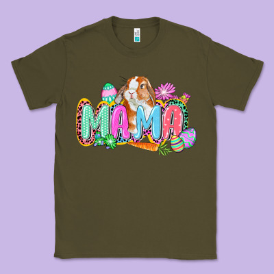 Western Mama Easter Classic Tee Designed By Cowgirlartshop
