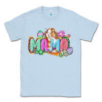 Dusty Blue Western Mama Easter Classic Tee - CowGirlArtShop
