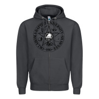 Smoke oklahoma baptist university Zipper Hoodie - linhVisuals