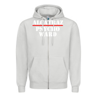 Dove Grey alcatraz Zipper Hoodie - linhVisuals