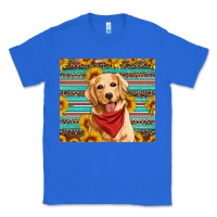 True Royal golden retriever with sunflowers Classic Tee - Artiststas