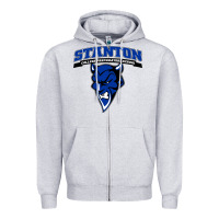 Heather Grey stanton high school Zipper Hoodie - linhVisuals
