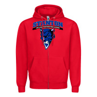 Red stanton high school Zipper Hoodie - linhVisuals