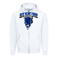White stanton high school Zipper Hoodie - linhVisuals