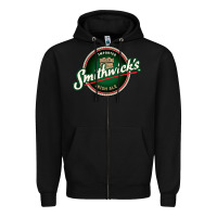 Black #smithwick beer Zipper Hoodie - linhVisuals