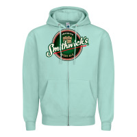 Seafoam #smithwick beer Zipper Hoodie - linhVisuals