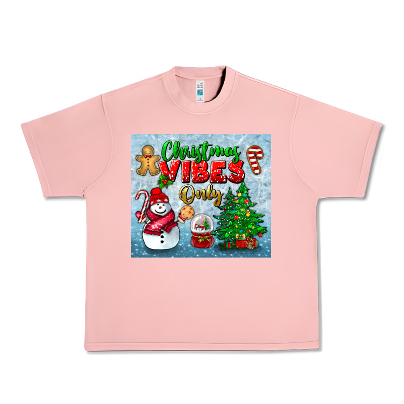 Christmas Vibes Only Tumbler Urban Heavy Tee by BundleAndBundleShop | Teevron