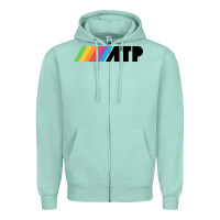 Seafoam atp Zipper Hoodie - linhVisuals