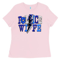 Bubblegum Pink Police wife Ladies Tee - FaDigitalArtStudio